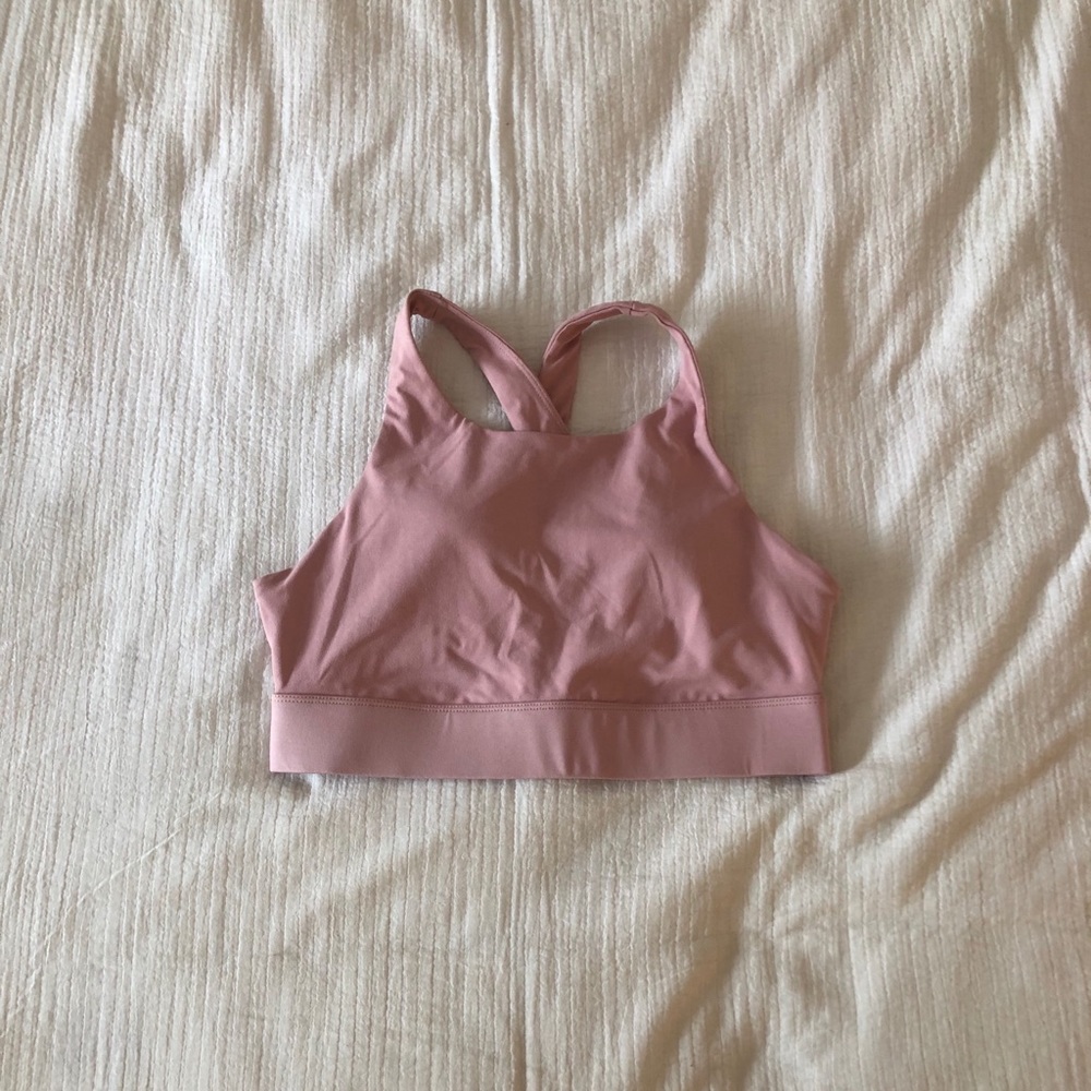 Fabletics Maximum Support Pink Sports Bra